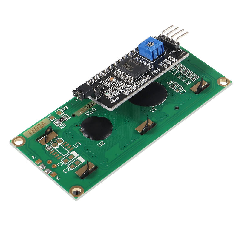 AITIAO 3 Pack 1602 LCD Display Module IC I2C TWI 16x2 Characters Serial Interface Adapter LCD Module for Arduino Raspberry Pi TinkerBoard Nanopi BPI STM32 DIY Maker Project IoT (Blue Display) Blue Display