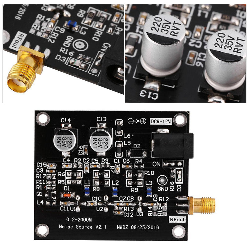 1.5GHz Noise Source Tracking/DC 12V Track Noise Source Board Module Noise Source Simple Spectrum External Tracking Source SMA Generator