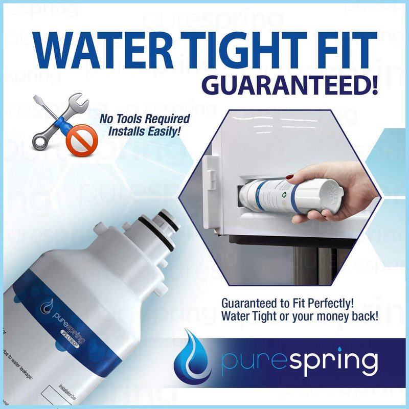 PureSpring NSF 42 Certified Refrigerator Water Filter, Compatible with LG LT800P, LT800PC, ADQ73613401, ADQ73613402, ADQ73613403, Kenmore 9490, 46-9490, 469490 (1 Pack)