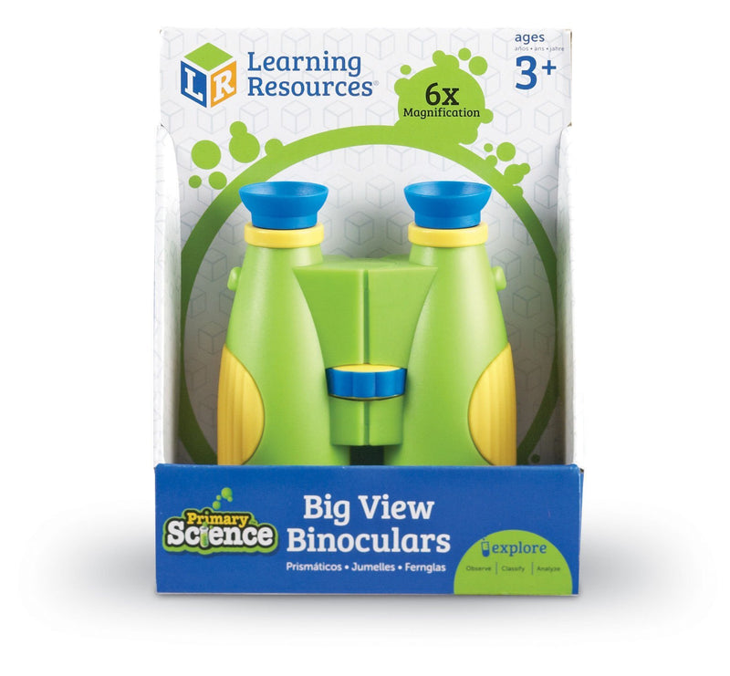 Learning Resources Primary Science Big View Binoculars, Exploration Play, Ages 3+ Single