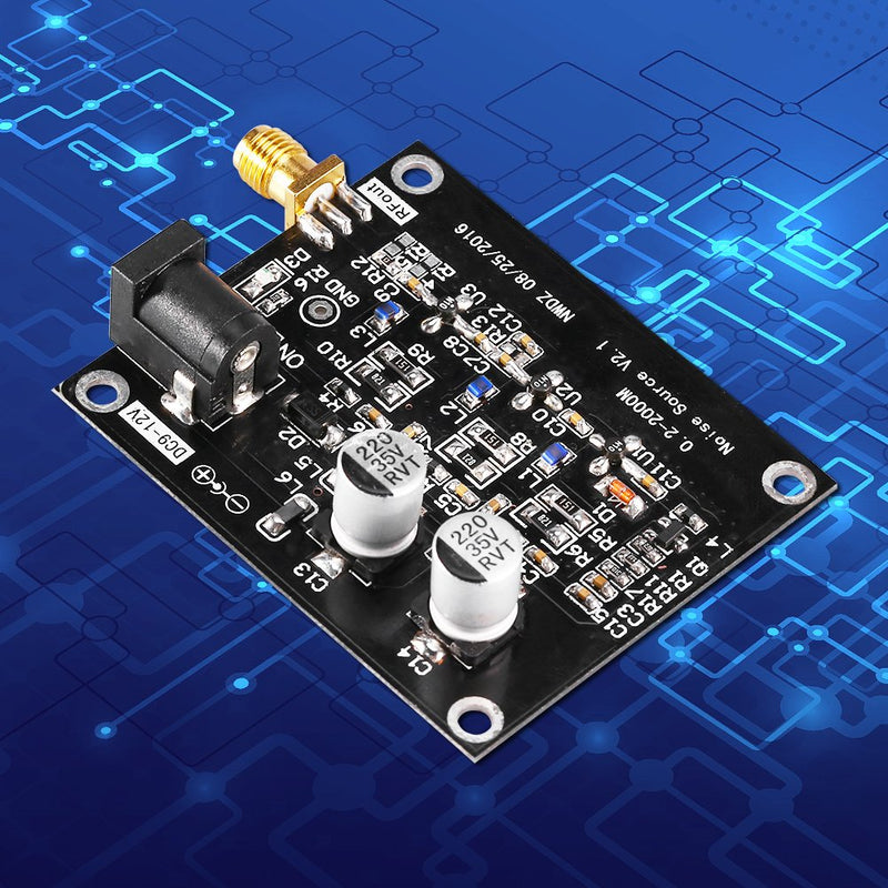 1.5GHz Noise Source Tracking/DC 12V Track Noise Source Board Module Noise Source Simple Spectrum External Tracking Source SMA Generator