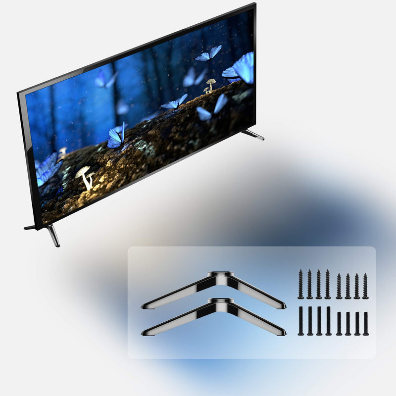 Base Stand for TCL Smart Tv - 32in 40in 43in 48in 49in 50in 55in 65in 75in 85in 32S321 32S325 32S327 32S305 32S301 32S303 32S4610R 32S3850 32S3850A 32S3850B 32S3850P 32FS4610R 32S800 with Screws