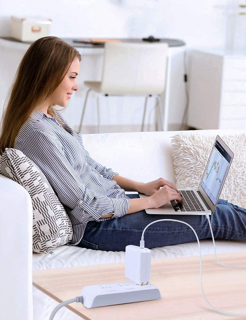 Mac Book Pro Charger - 100W USB C Charger Power Adapter Compatible with MacBook Pro 16, 15, 14, 13 Inch, MacBook Air 13 Inch, iPad Pro 2021/2020/2019/2018 and All USB C Device, 7.2ft USB C to C Cable