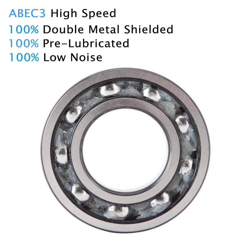 Donepart 608ZZ Bearings Skateboard Bearing C3 High Speed 8mmx22mmx7mm Bearings for Skateboards, Electric Motor, Wheels, Scooters, Longboard, 3D Printer, Spinners (10 Pack) 10