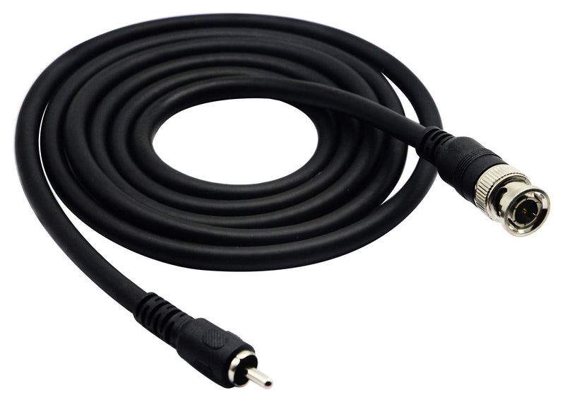 zdyCGTime BNC to RCA Extension Cable RCA Male to BNC Male Composite Video Connector Cable for Surveillance CCTV Camera System from DVR to TV (5ft/1.5M)