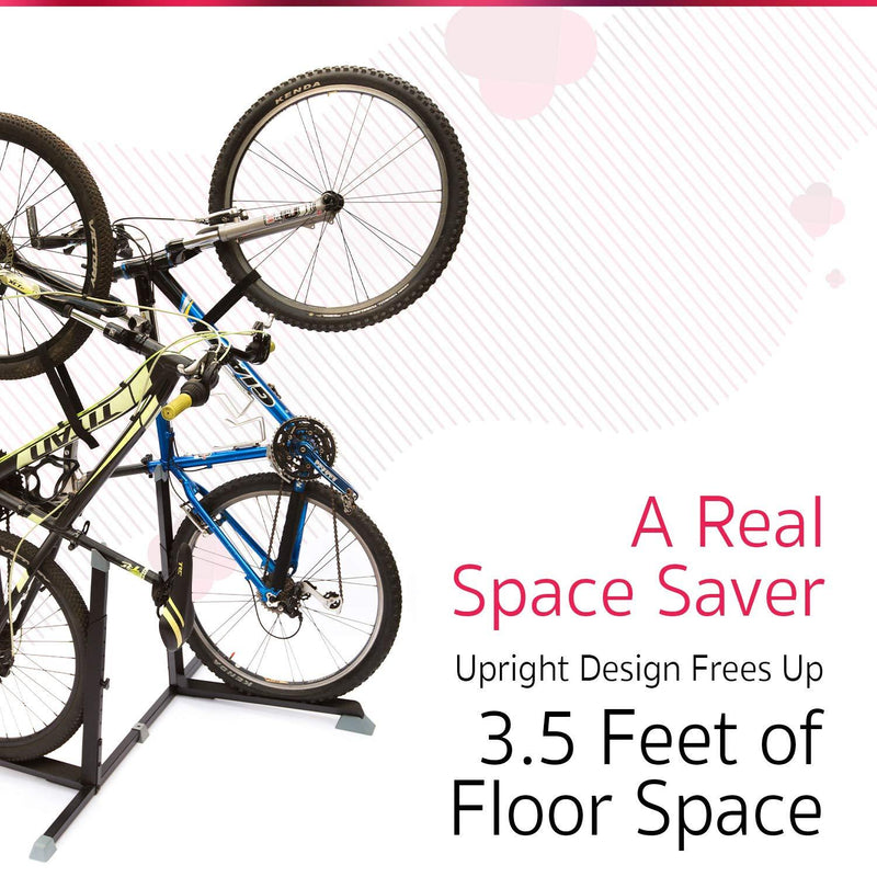 Bike Nook Bicycle Stand, Portable and Stationary Space-Saving Bike Rack with Adjustable Height, for Indoor Bicycle Storage (Bike Nook Connector)