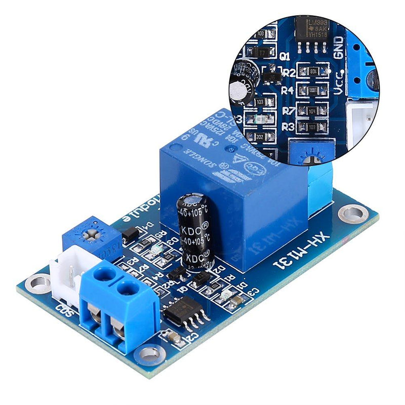 Photoresistor Sensor, DC 12V Car Led Light Control Switch Photoresistor Relay Module Light Detection Sensor