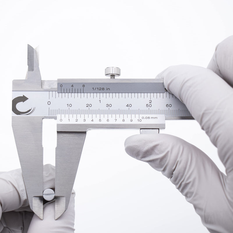 Clockwise Tools DVLR-0805 Vernier Caliper Inch/Metric 0-8 Inch/200 mm Stainless Steel Body Measuring Tool DVLR-0805 8"
