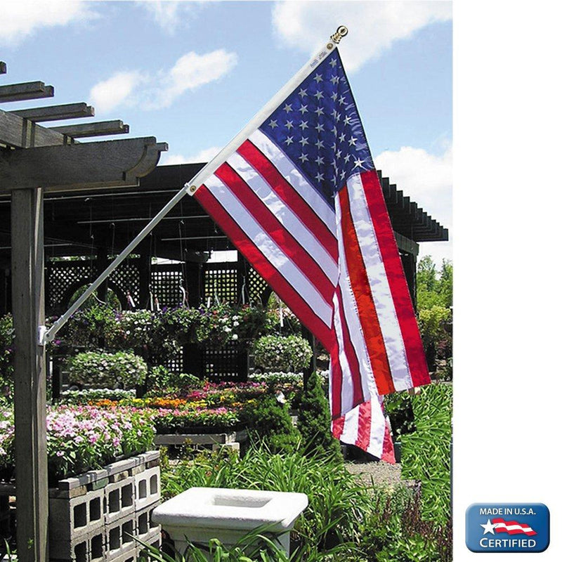 Annin Flagmakers Model 2710 American Flag Tough-Tex The Strongest, Longest Lasting, 3x5 ft, 100% Made in USA with Sewn Stripes, Embroidered Stars and Brass Grommets