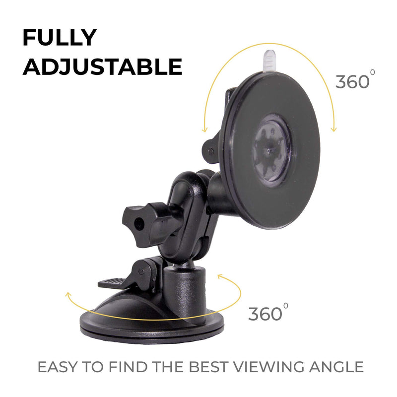 Hula+ Shower/Mirror Phone Holder/Mount/Stand. Reusable Non-Residue Mount for Bathroom/Kitchen/Wall. Compatible with All Phones, Great Gift for TikTok/YouTube/Make Up… (Black)