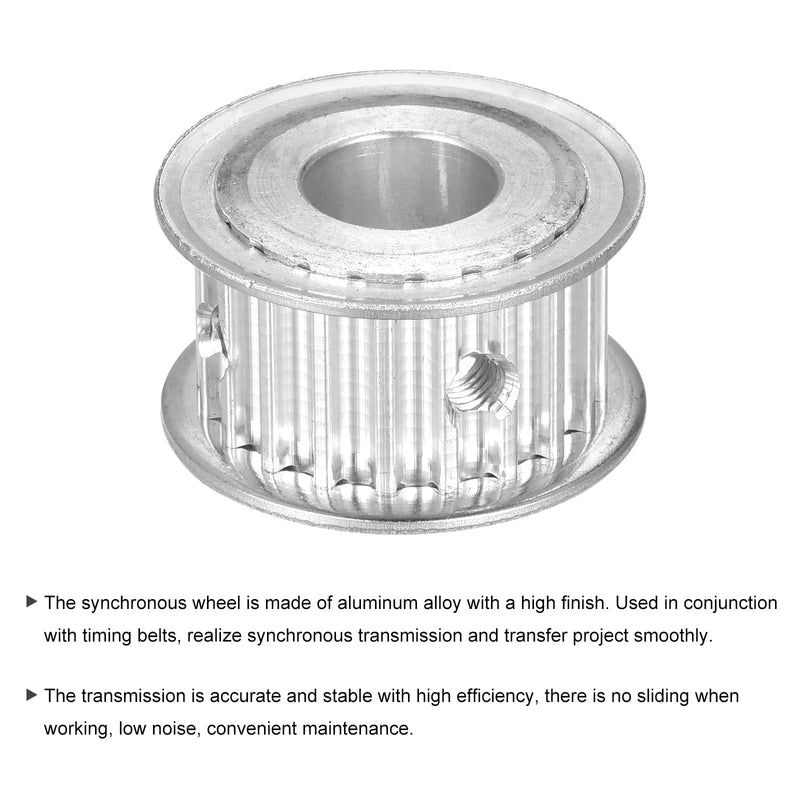 MECCANIXITY 5M 20Teeth Timing Pulley Synchronous Wheel Timing Belt Drive Without Step 5mm Pitch 11mm Bore for Belt, 3D Printer, CNC