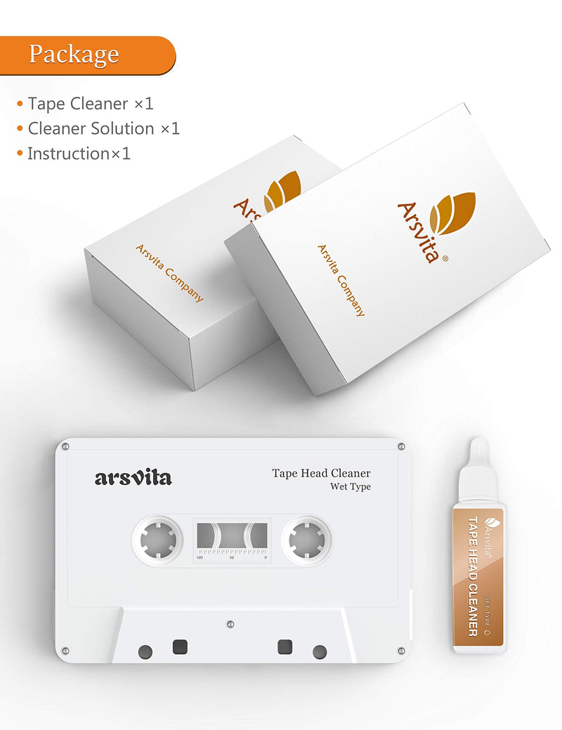 Arsvita Audio Cassette Head Cleaner