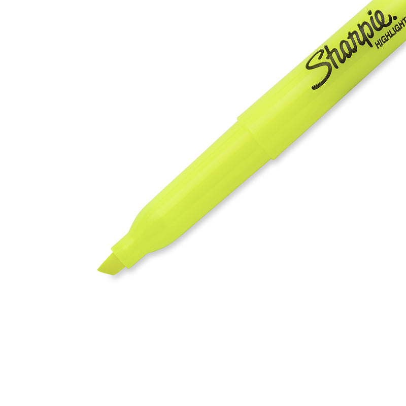 Sharpie Pocket Style Highlighters, Chisel Tip, Assorted Fluorescent, 24 Count (6 Packs of 4)