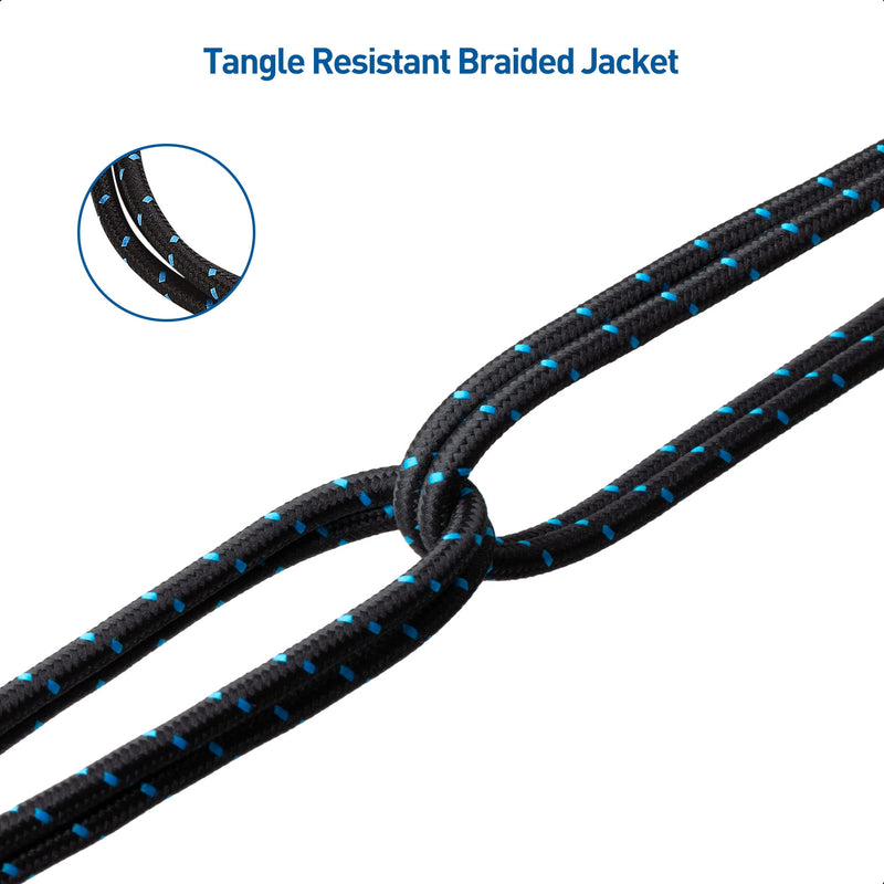 Cable Matters Braided USB C to Micro USB Cable 3.3 ft (Micro USB to USB-C Cable, USB Type C to Micro USB Cable) in Black 3 Feet