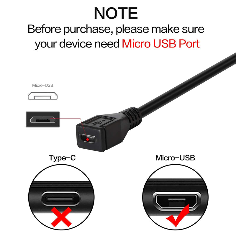 Inovat 25cm USB 2.0 Micro 5 Pin 5P Female to Female Socket Short Extension Adapter Cable