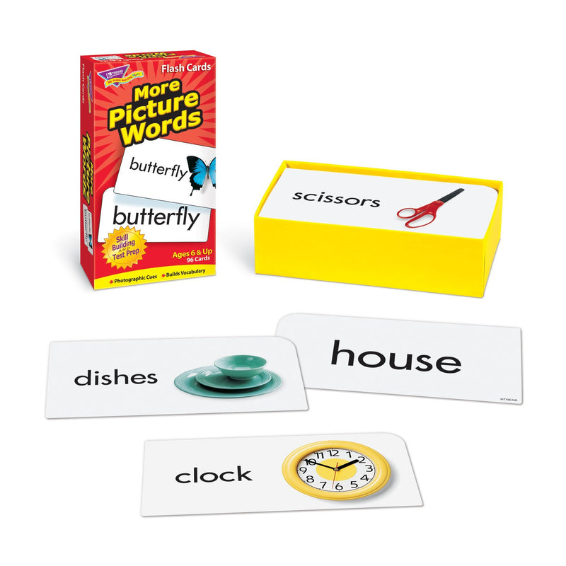 TREND enterprises, Inc. More Picture Words Skill Drill Flash Cards