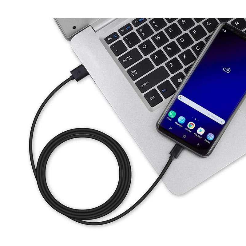 Smays USB C Cable Bulk 10-Pack 3ft, Type C Phone Charger Lot Black Black 3 Feet
