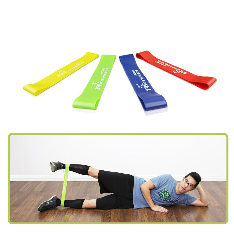 Furinno Rfitness Professional Loop Stretch Exercise Band 4-PC Set, RF1503-4