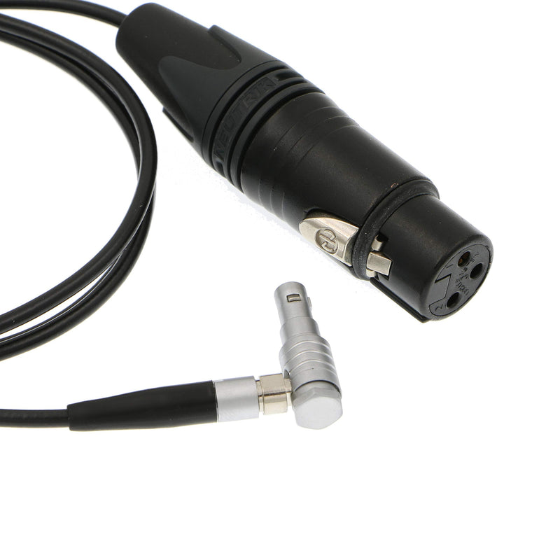 Alvin's Cables Arri Alexa Mini Audio Cable 5 Pin 00 Male to XLR 3 Pin Female right angle 5 pin 1m