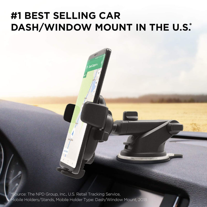 iOttie Easy One Touch 4 Dash & Windshield Universal Car Mount Phone Holder Desk Stand for iPhone, Samsung, Moto, Huawei, Nokia, LG, Smartphones