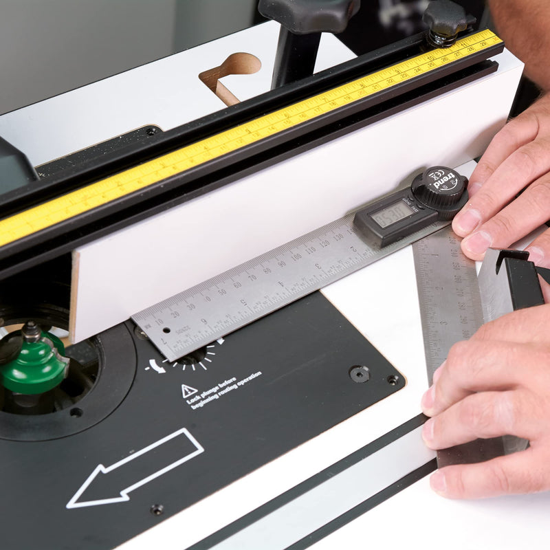 Trend Digital Angle Ruler - 360 degree angle range for measuring and marking bevels, miters and bevels, DAR/200 Single