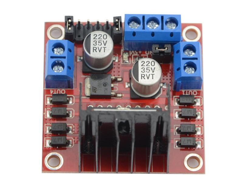 WMYCONGCONG 5 PCS L298N Motor Drive Controller Board Module Dual H Bridge DC Stepper Module for Arduino