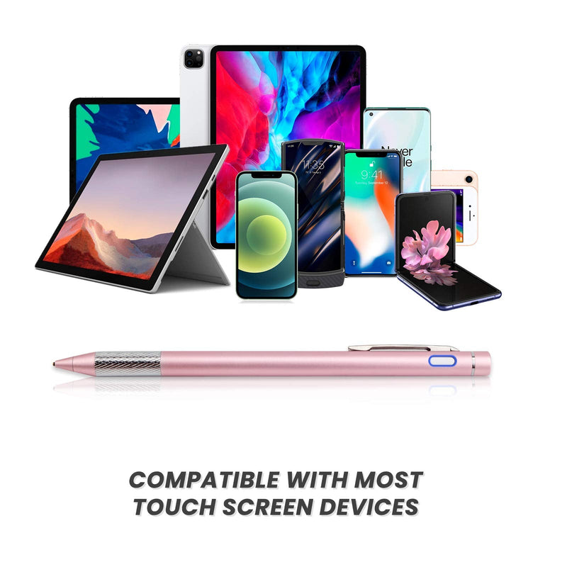 Pencil for Samsung Galaxy Tab A7 Stylus, Rsepvwy Active Digital Stylus with 1.5mm Ultra Fine Tip Stylus Pen for Samsung Galaxy Tab A7,Pink