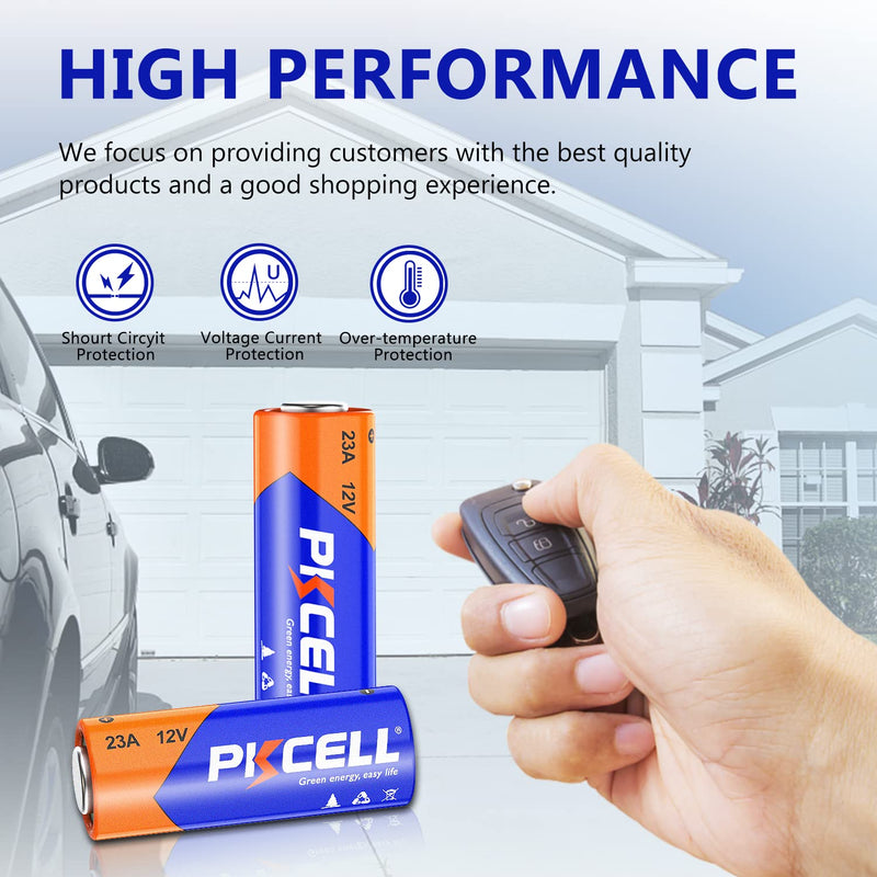 A23 23A 12V Alkaline Battery 12V Specialty 23AE Battery (15 Count) 15 count