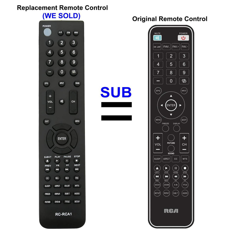 New RE20QP80 Replacement Remote Control fit for RCA Plasma HDTV 26LA30RQ 26LA33RQ 26LB33RQ 32LA45RQ 32LB30RQ 32LB45RQ 37LA30RQ 37LA45RQ 39LB45RQ 42LA45RQ 42LB45RQ 42PA30RQ 46LA45RQ 46LB45RQ 26LB30RQD