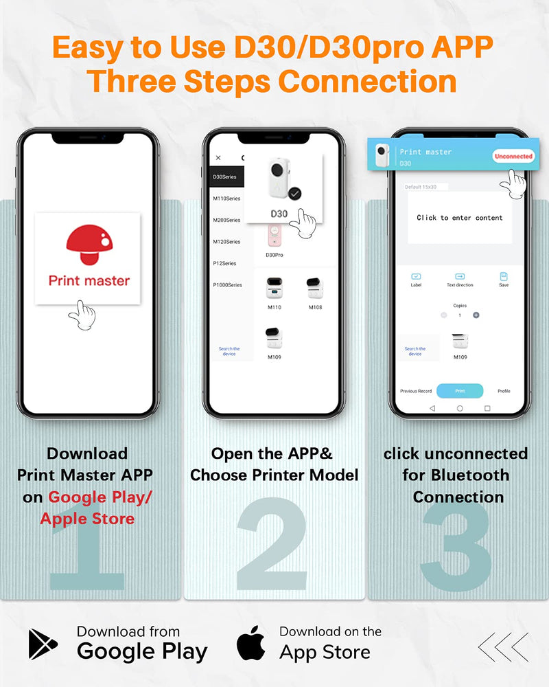 Memoqueen D30 Label Maker-Bluetooth Portable Mini Small Label Printer Included Multiple Templates Easy to Use Labeler,Label Makers Compatible with Phomemo D30 iOS&Android, Green 1Pack