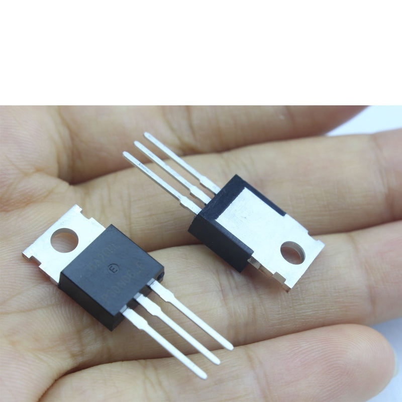 WeiMeet RFP30N06LE 30A 60V N-Channel Power Mosfet TO-220 ESD Rated for Arduino(10 Pieces)