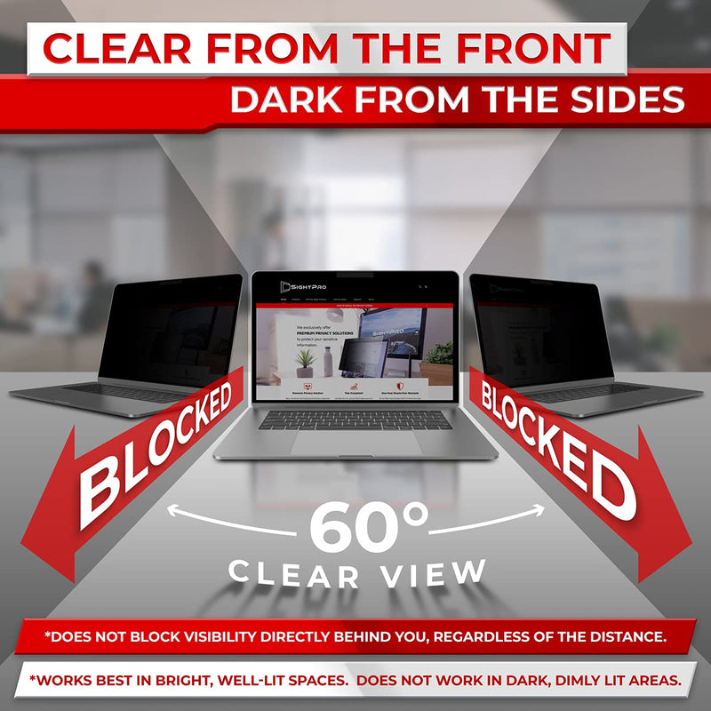 SightPro Magnetic Privacy Screen for MacBook Air 13 Inch (2018, 2019, 2020, M1) | Laptop Privacy Filter and Anti-Glare Protector MacBook Air 13 Inch (2018-2020,M1)