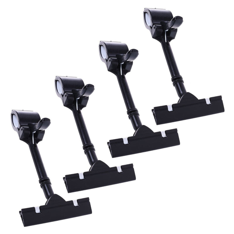 LGEGE 4pcs POP Adjustable Plastic Merchandise Sign Clip Sign Holder