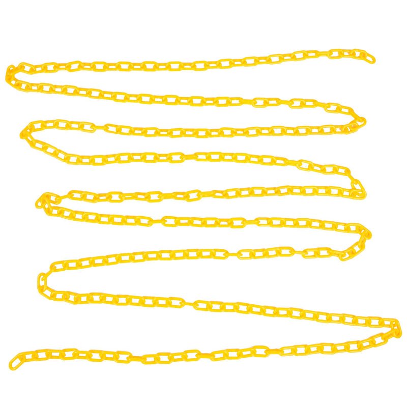 Rubbermaid Commercial 20-Inch Yellow Plastic Link Safety Barrier Chain for Use with Wet-Floor Safety Cones Accessories