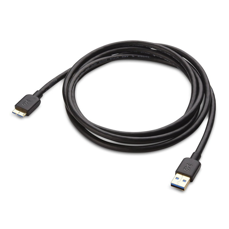 Cable Matters Micro USB 3.0 Cable 6 ft (External Hard Drive Cable, USB to USB Micro B Cable) in Black 6 Feet 1