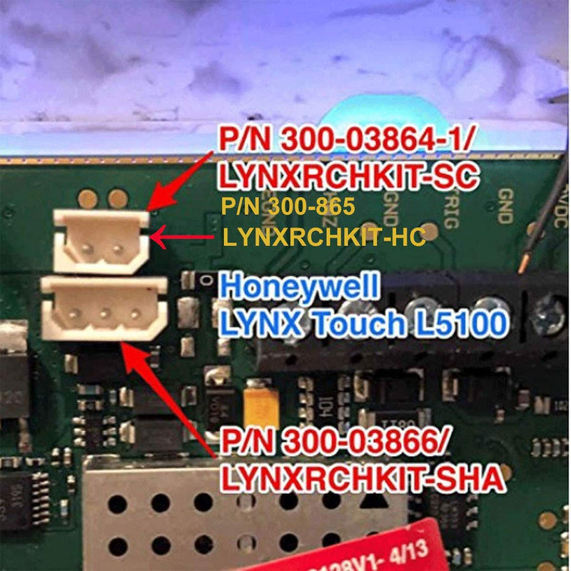 GLESOURCE(1PACK) 300-03864-1 Battery 7.2V for Honeywell Alarm Lynx WALYNX-RCHB-SC Honeywell Lynx Touch K5109, L3000, L5000, L5100 ADEMCO 300-06868 1100mAh 1 PCS 7.2V 1100mAh battery