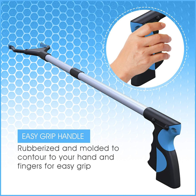 Grabber Reacher Tool,FitPlus Premium Grabber Tool 32 Inch with Magnet, Grabber Reacher for Elderly, Lightweight Extra Long Handy Trash Claw Grabber