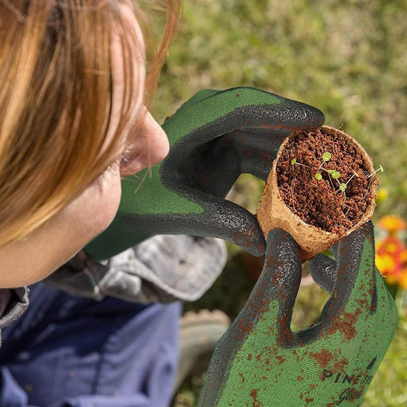 Pine Tree Tools Bamboo Gardening Gloves for Women and Men - S 1 Small