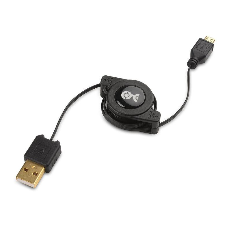 Cable Matters 2-Pack Retractable Micro USB Cable - 2.5 Feet