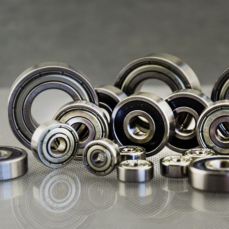 uxcell 626-2RS Ball Bearing 6mm x 19mm x 6mm Double Sealed 180026 Deep Groove Bearings, Carbon Steel (Pack of 20) 6x19x6mm