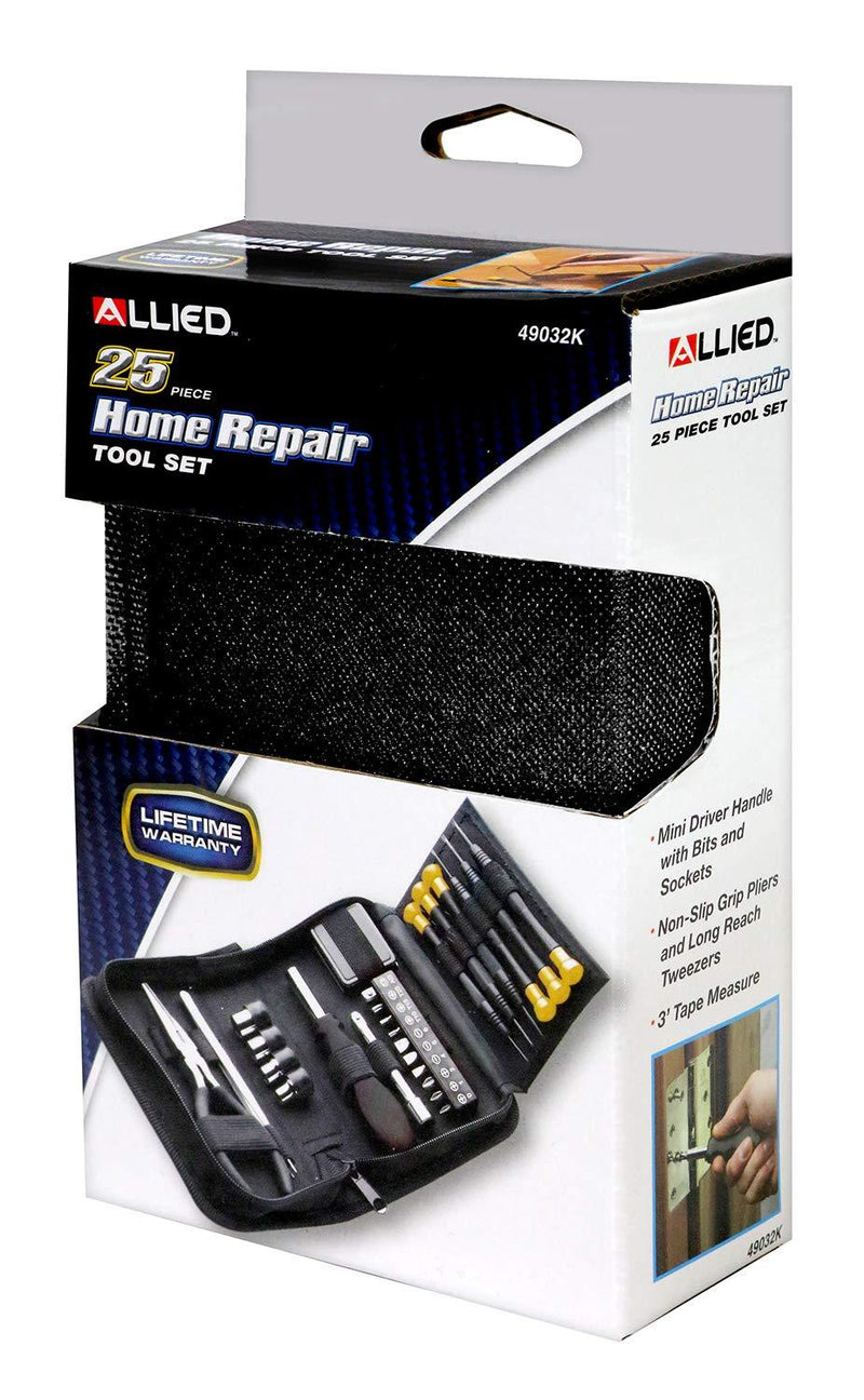 Allied Tools 49032 25-Piece Tri-Fold Mini Tool Set