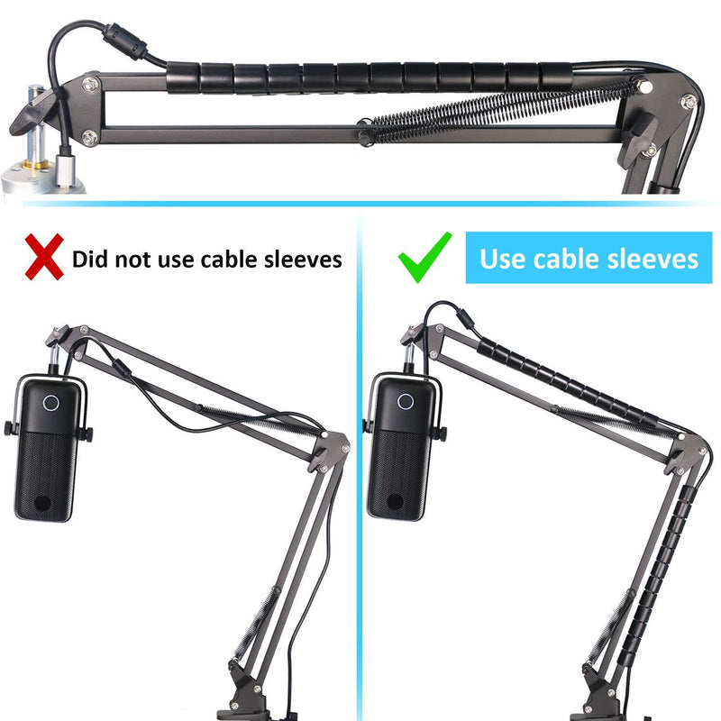 Mic Boom Arm Stand - Professional Adjustable Scissor Microphone Boom Arm Compatible with Elgato Wave:1 Microphone by YOUSHARES Mic Stand