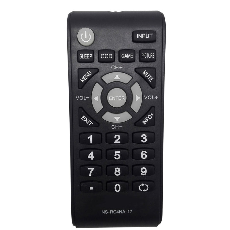 New Remote NS-RC4NA-17 fit for Insignia HD TV NS-24D510MX17 NS-24D510NA17 NS-32D310MX17 NS-32D310NA17 NS-39D310NA17 NS-40D510MX17 NS-40D510NA17 NS-48D510NA17 NS-50D510MX17 NS-50D510NA17 NS-55D510MX17