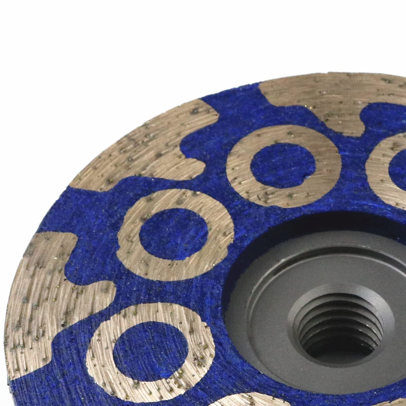 Mostartools 4 Inch Diamond Resin Filled Cup Wheel Grinding Wheel for Granite,Concrete and Tile with 5/8"-11 Thread (Coarse) Coarse