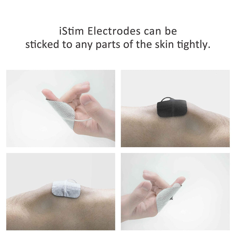 iStim Super Soft 2"x2" TENS Unit Electrodes for TENS Massage EMS - 100% Japanese Gel (2"X2" - 48 Pieces)