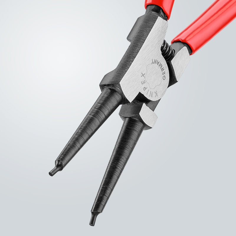 KNIPEX Tools - Circlip Pliers, External, Straight, 3/4"-2 23/64" Shaft Dia. (4611A2)
