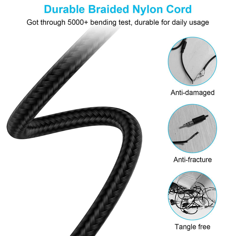 USB C Headphones, ACAGET Galaxy S21 Ultra Earbuds Wired Earphone for Android Semi in Ear USB Type C Headphone HiFi Stereo USB C Earphones for Samsung Galaxy S21 Ultra S20 FE Note 20 Tab S6 S5e Black