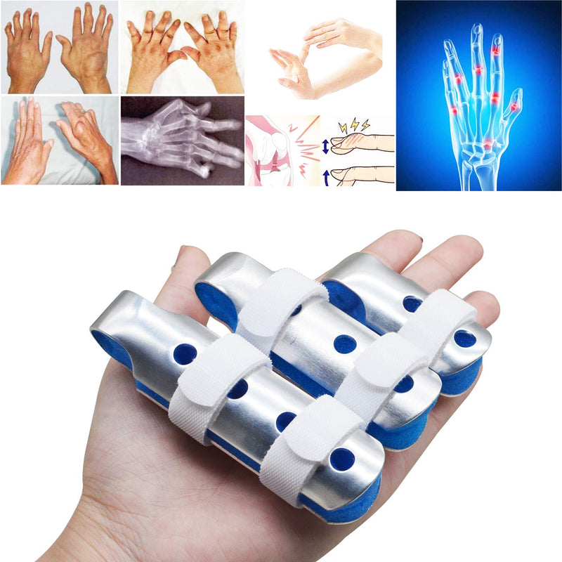 5 Pieces Trigger Finger, Mallet Finger Splints, Finger Support, Finger Protection Support for Finger Arthritis, Trigger Finger and Finger Joint Pain 5 Piece