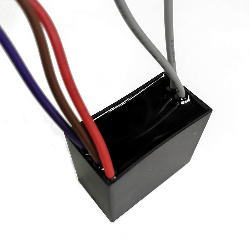 New CEILING FAN CAPACITOR CBB61 4.5uf + 6uf + 5uf 5 WIRE 250V