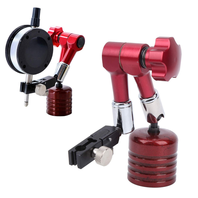 Marhynchus Adjustable Magnetic Base,50KG Dial Indicator Holder, Mini Universal Strong Magnetic Lever Stand Base Measuring Tool Dial Indicator
